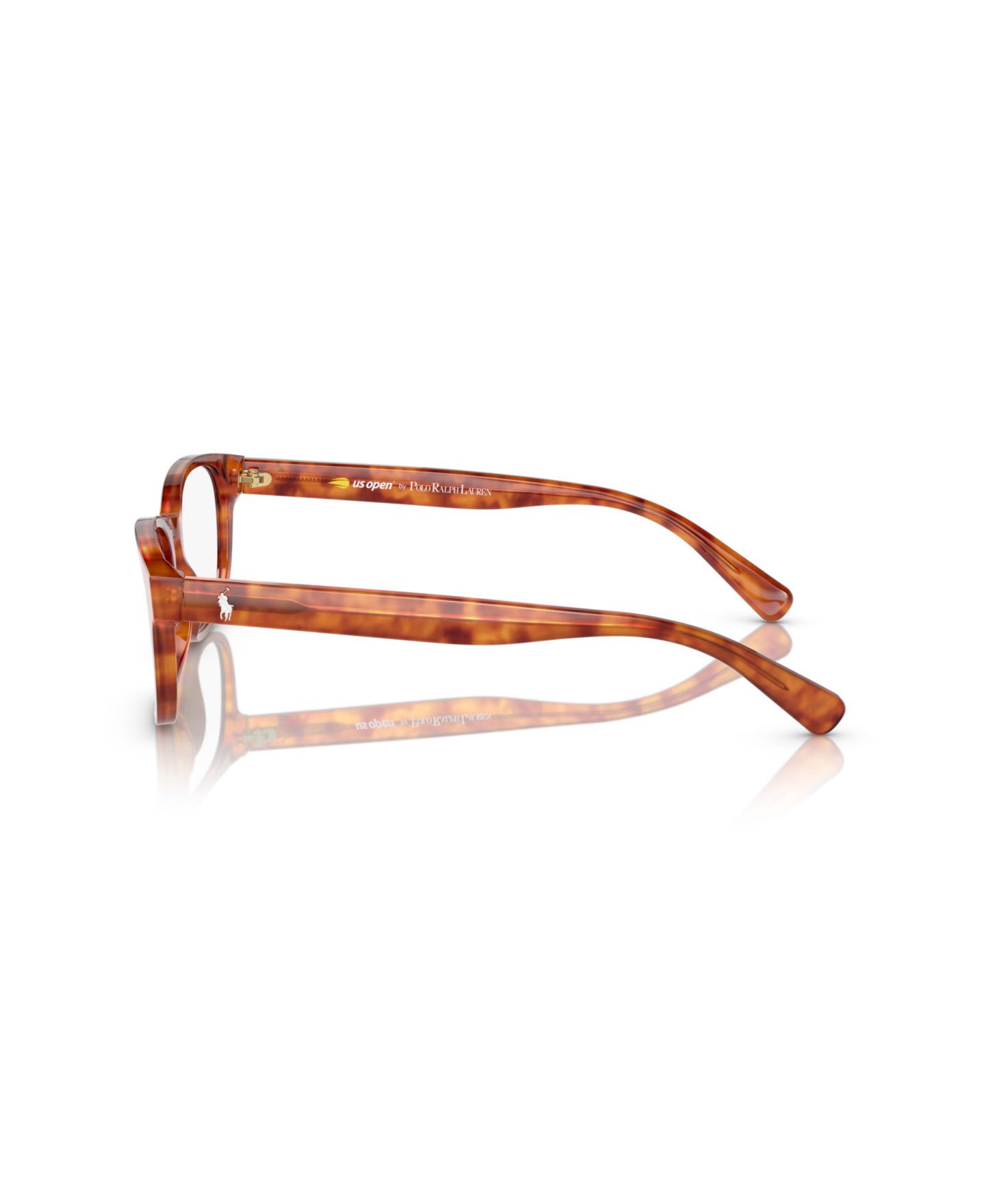 Мужские очки Polo Ralph Lauren Man Panthos Plastic PH2244 Eyeglasses, цвет: Блестящий красный гавана — фото 3