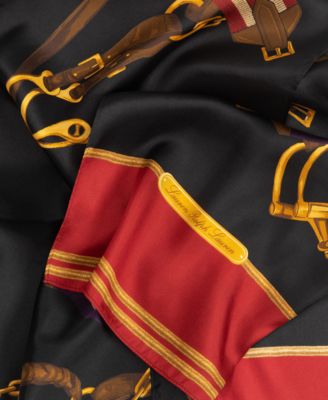 Ribbon & Belt Oblong Silk Scarf