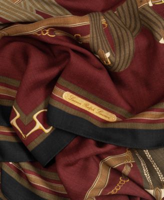 Equestrian Ribbon Wrap Scarf