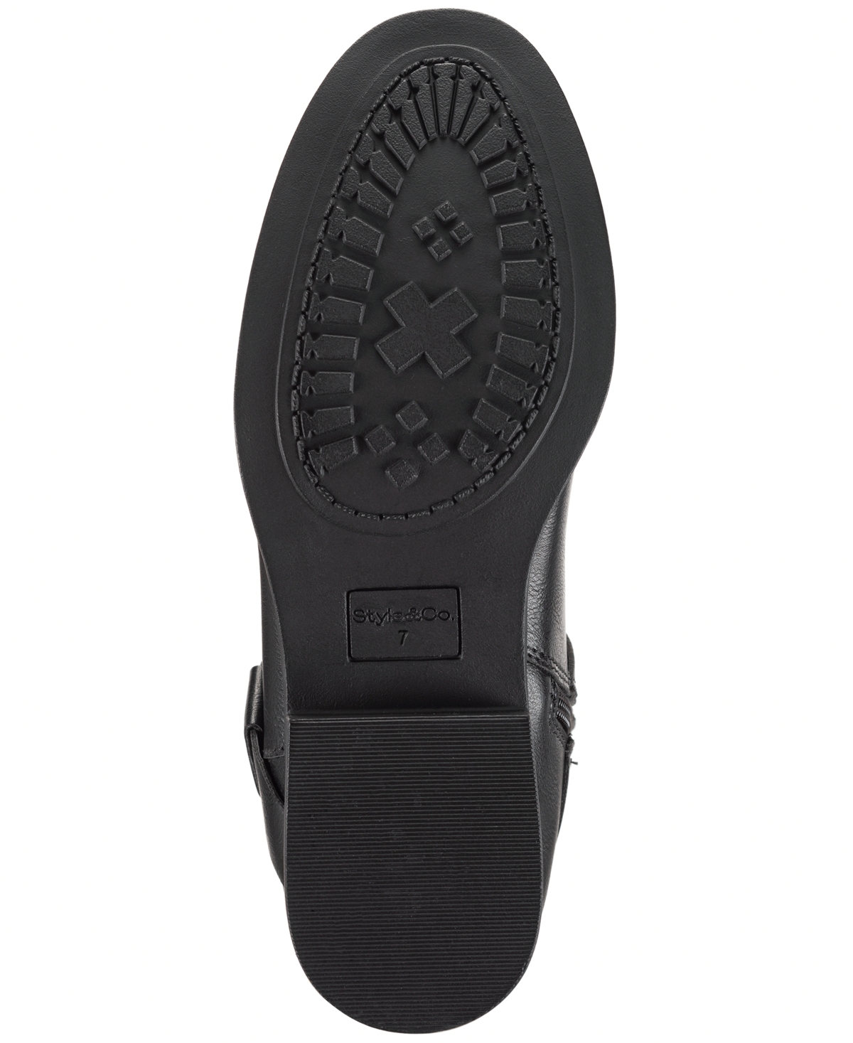 Style & Co Women's Margoo Riding Boots, Wide Calf, Macy's Exclusive In Black