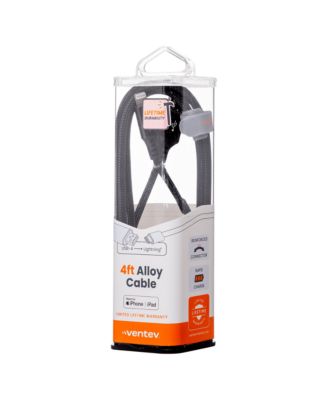 Alloy USB-A to Apple Lightning High Speed Ultradurable 4 Foot Cable