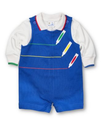 Baby Boys French Terry Shortall With Markers