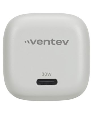 Ventev 30W ULTRAFAST USB-C Mini GaN Wall Charger and USB-C to USB-C Cable