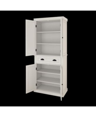 CASAINC 71" Tall Storage Cabinet With Drawer, 4 Doors and Adjustable Shelves