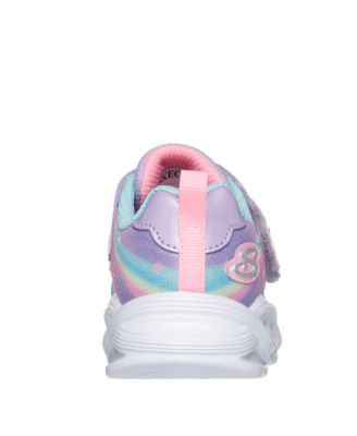 Toddler Girls S Lights: Twisty Glow Light-Up Fastening Strap Casual Sneakers from Finish Line