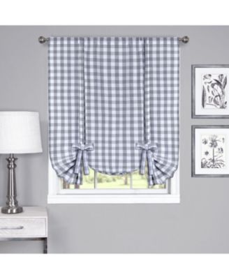 Buffalo Check Gingham Custom Window Curtain Treatments