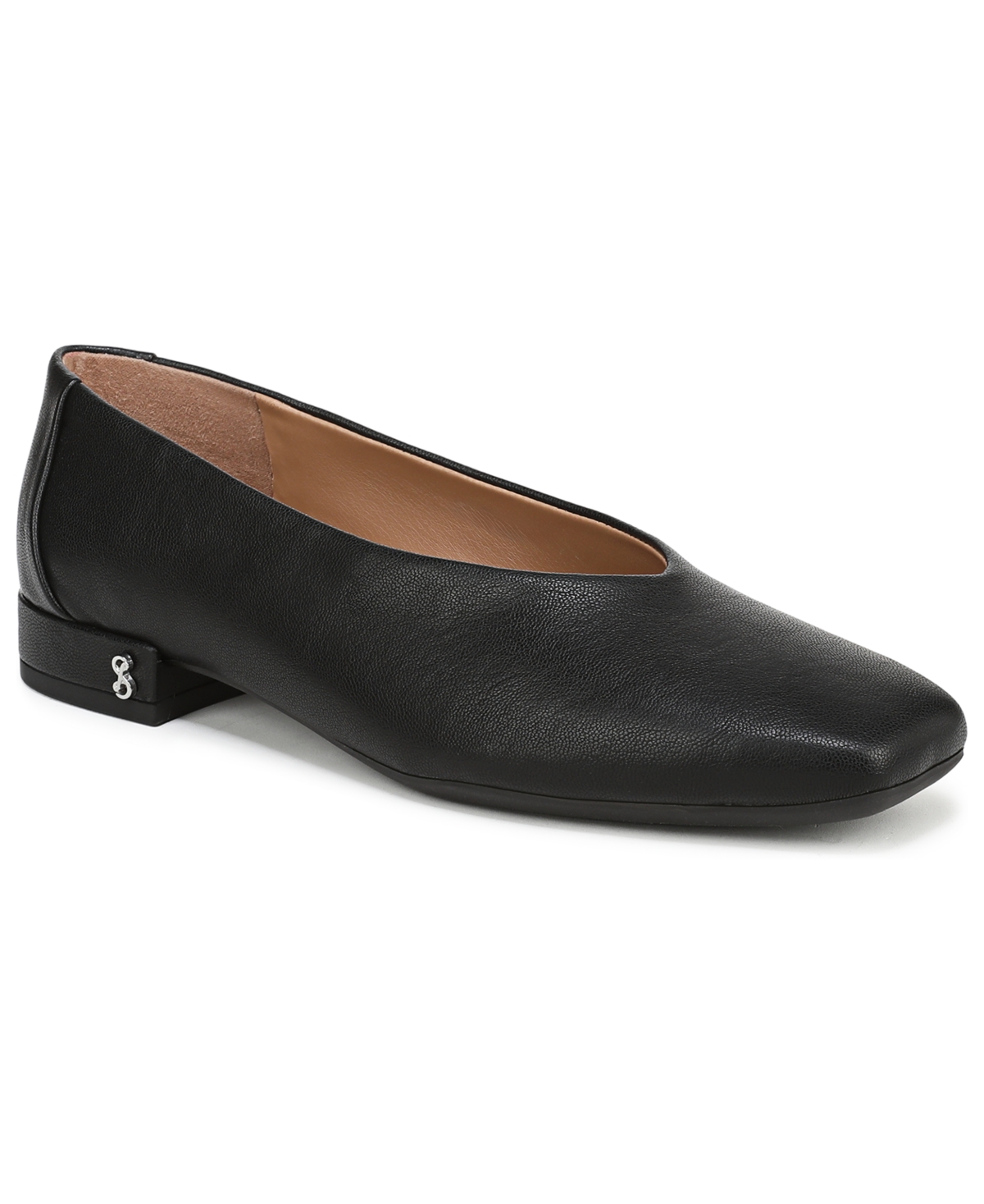 Sam & Libby Women's Gretta Square Toe Ballet Flats In Black