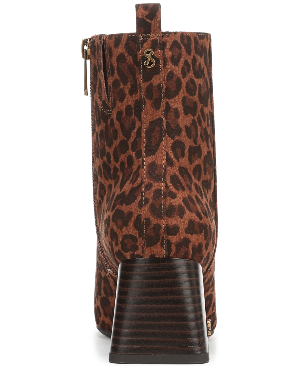 Sam & Libby Women's Yuliana Block Heel Booties In Brown