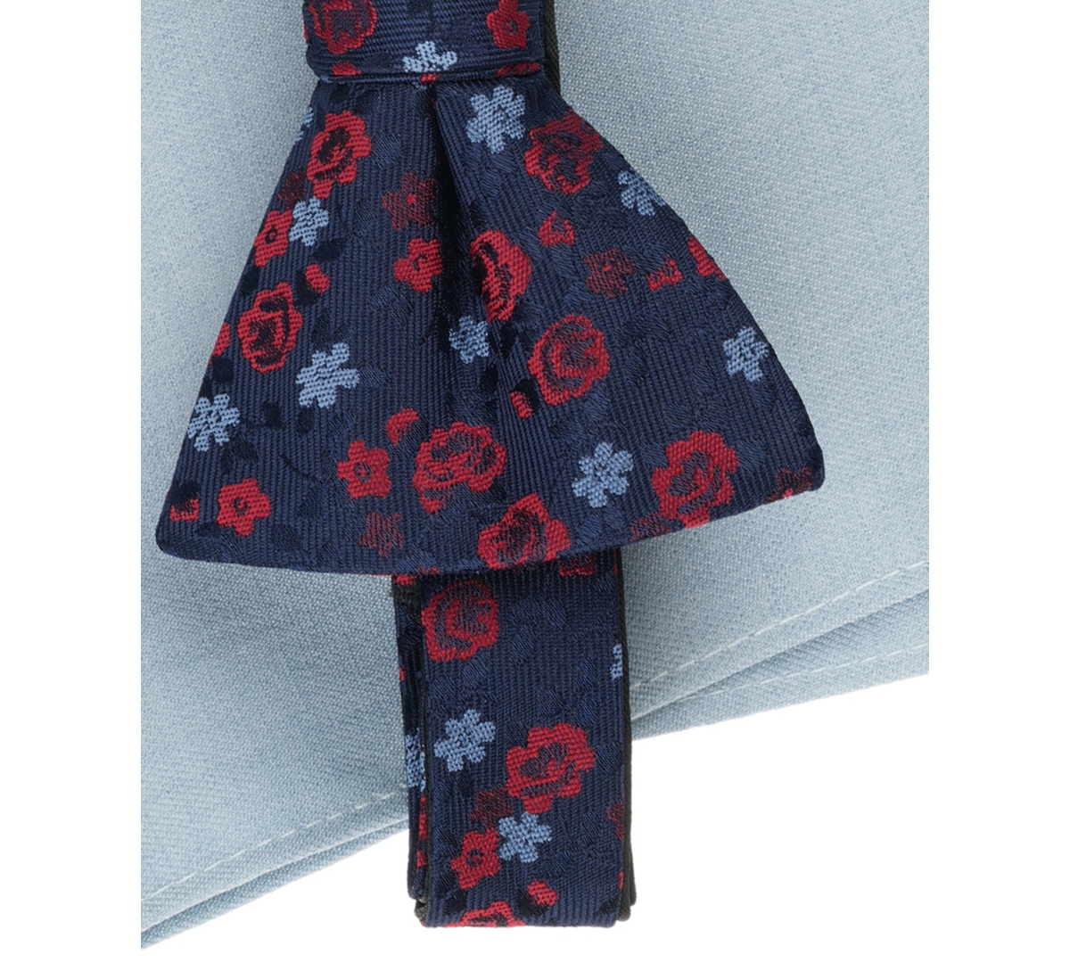 Bar Iii Men's Barrett Floral Bow Tie And Pocket Square Set, Macy's Exclusive In Blue