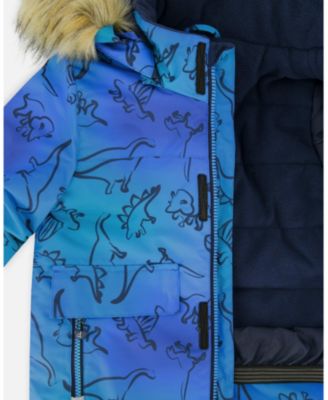 Big Boys Two-Piece Discover Snowsuit Navy Blue - Toddler|Child