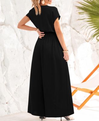 Women's Night Flow Black Jumpsuit