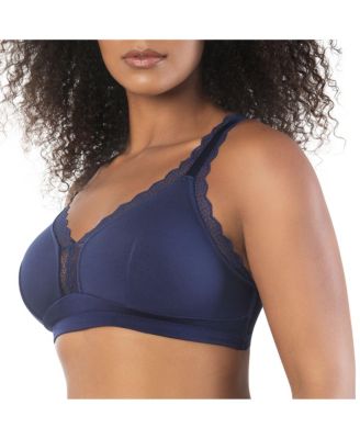 Women's Dalis Wire-Free Bralette, Pearl White, 30J