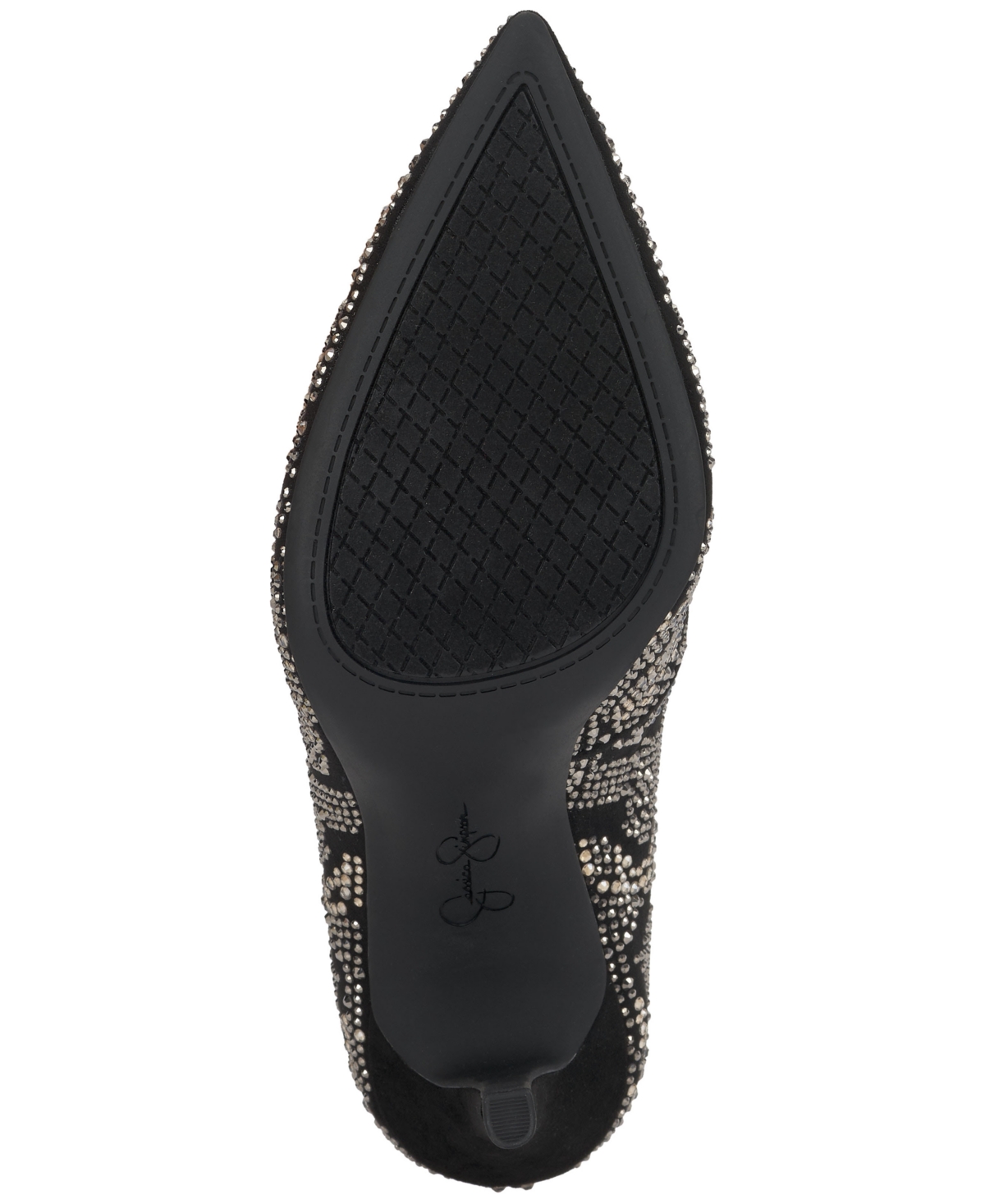 Jessica Simpson Women's Cassani Rhinestone Pointed-toe Pumps In Black