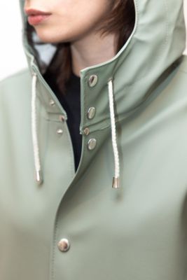 Stockholm Long Sleeve Hooded Raincoat