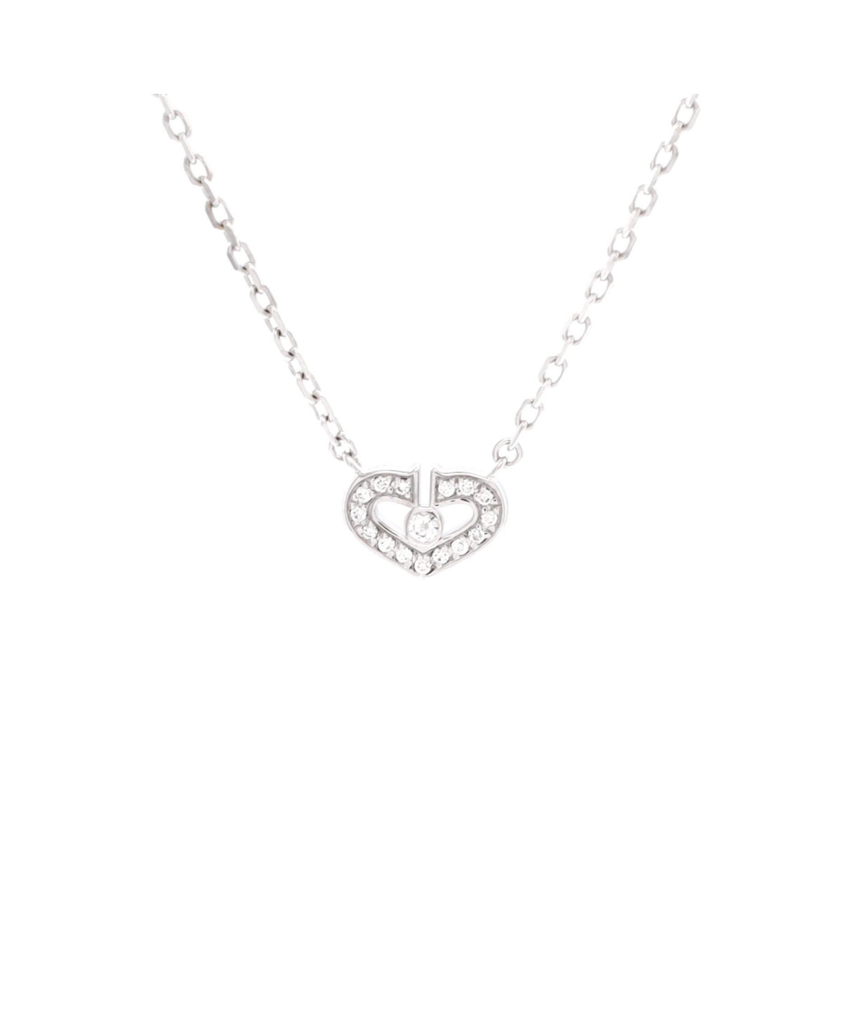 C Heart de Cartier Pendant Necklace - 18k white gold