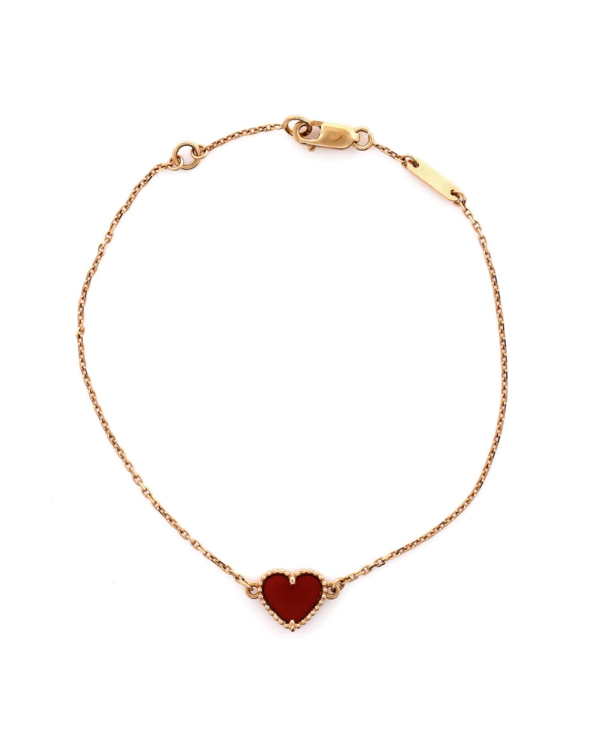 Sweet Alhambra Heart Bracelet - 18k rose gold