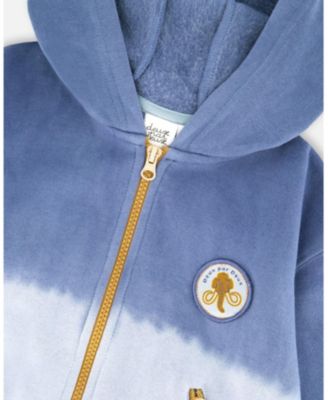 Boy Full Zip Hooded Fleece Jacket Blue - Toddler|Child