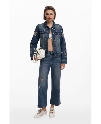 Women's Mirror culotte jeans