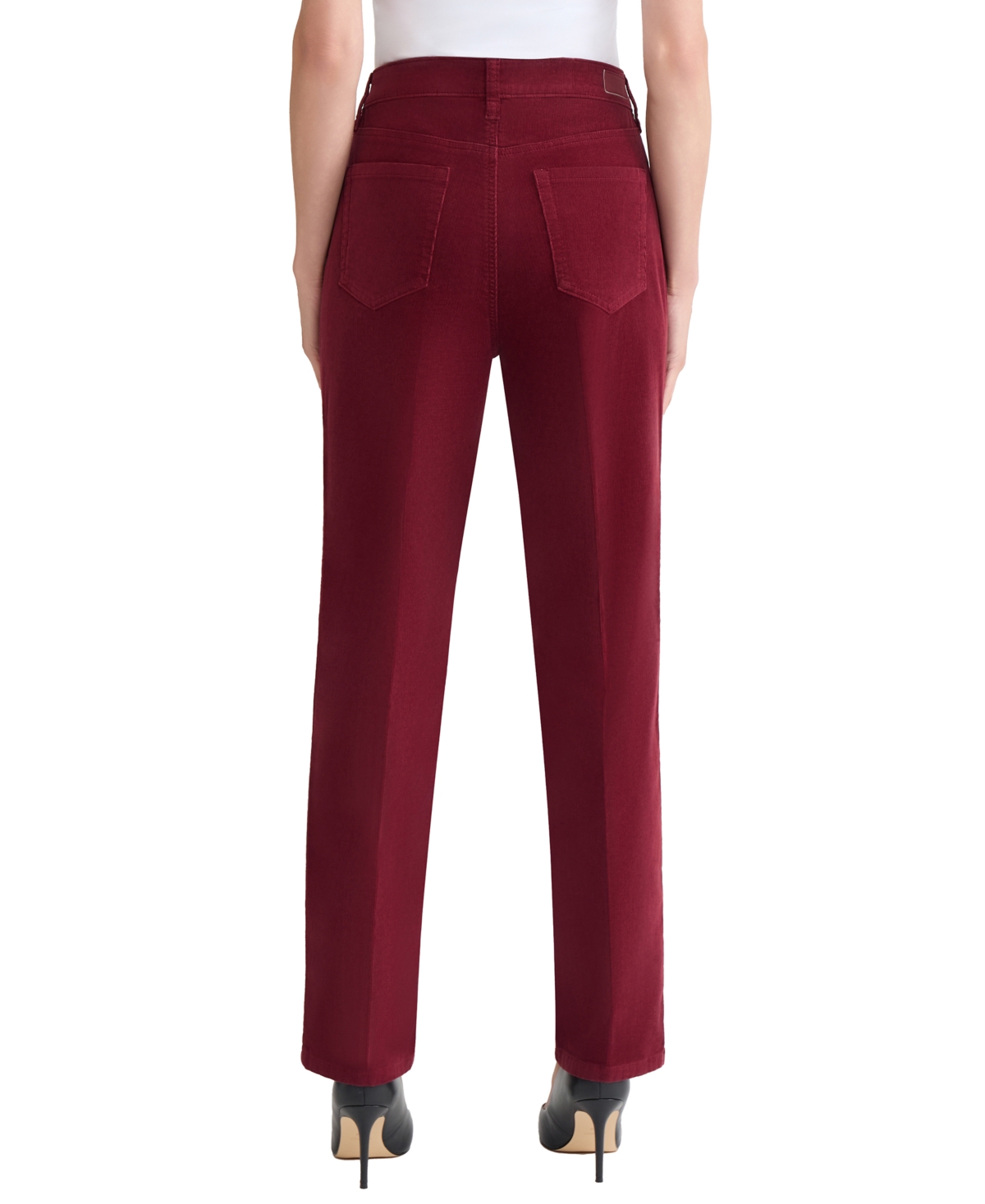 Jones New York Lexington Straight Leg Jeans In Red