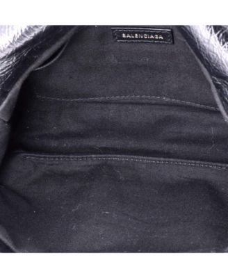 Small Monaco Messenger Flap Bag Leather