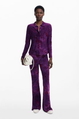 Women's Oriental buttoned shirt