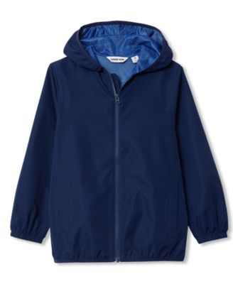 Girls Waterproof Hooded Packable Rain Jacket