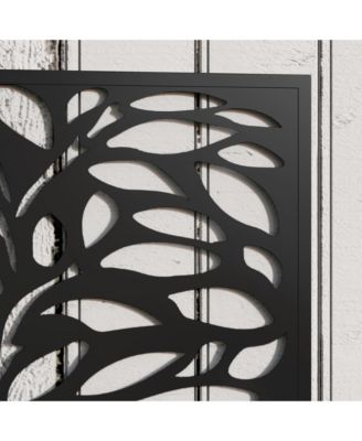 Garden Box with Privacy Panel, Outdoor Planter Box for Garden