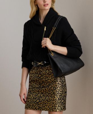 Lauren Ralph Lauren - Bradley Small Pebbled Leather Tote Bag