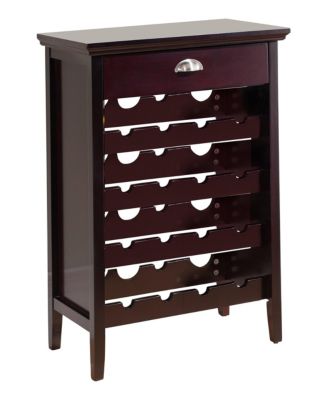 Kings Brand Multi-Functional Wood Buffet Cabinet with Wine Rack and Drawer