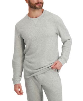 Men's Waffle Crew Neck Sleep Set