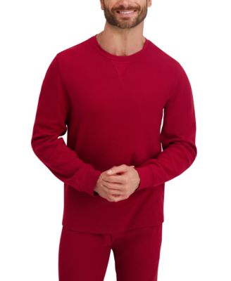Men's Waffle Crew Neck Sleep Set