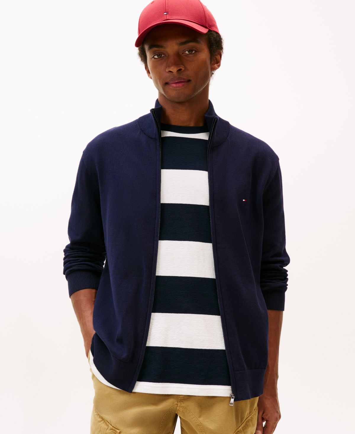 Мужской свитер Essential с застежкой-молнией