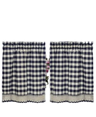 Buffalo Check Gingham Custom Window Curtain Treatments