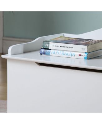 Applegate White Storage Bench Toy Chest