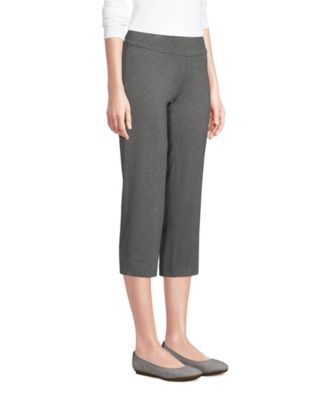Women's Petite Starfish Mid Rise Pull On Crop Pants