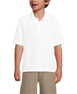 Girls Short Sleeve Mesh Polo Shirt