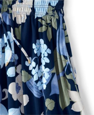 Women's Cotton Modal Smocked Waist Dress