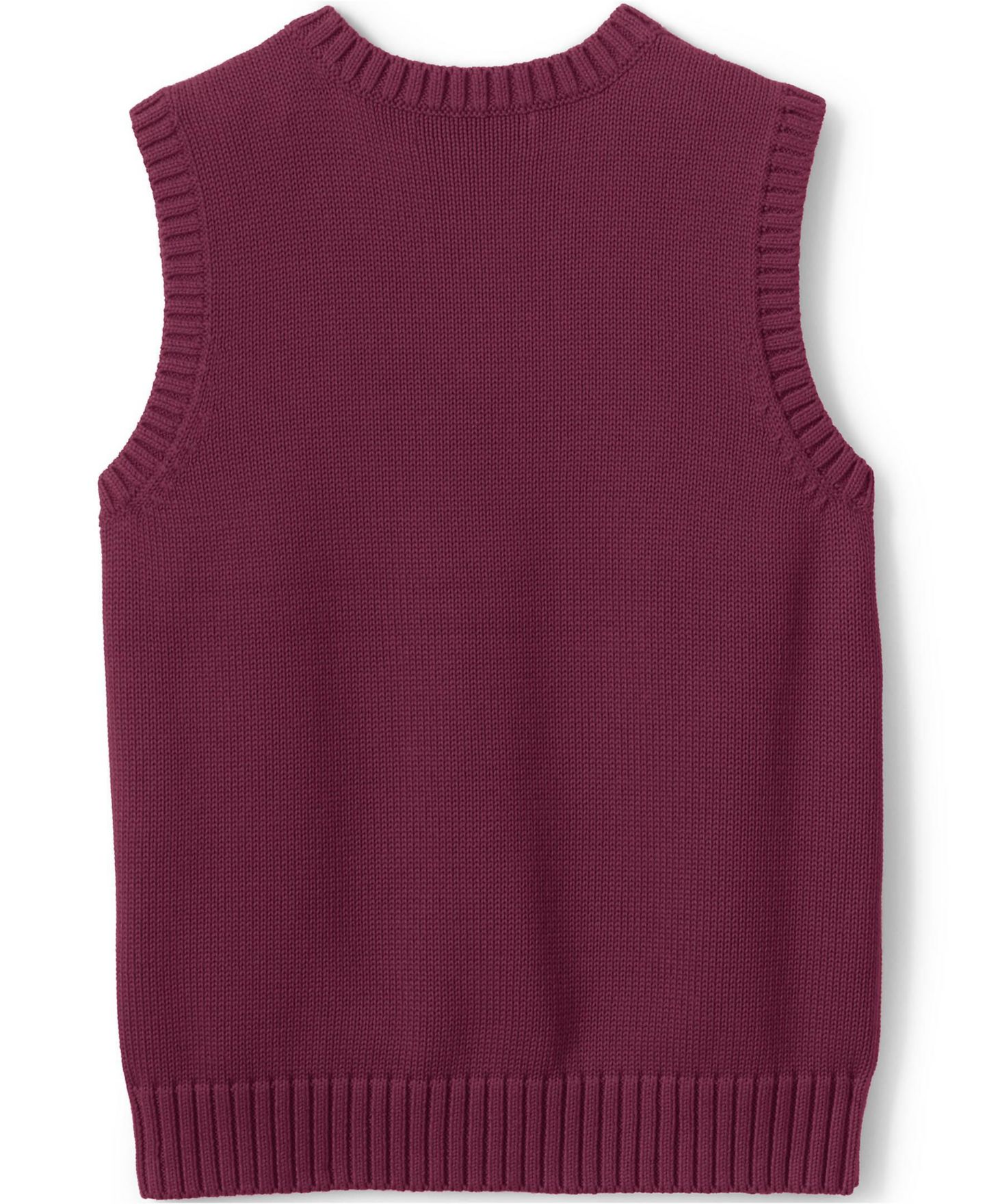 Мужской жилет Lands' End Legacy Vest, цвет: Бордовый — фото 5