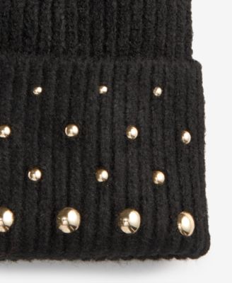 Solid Studded Beanie