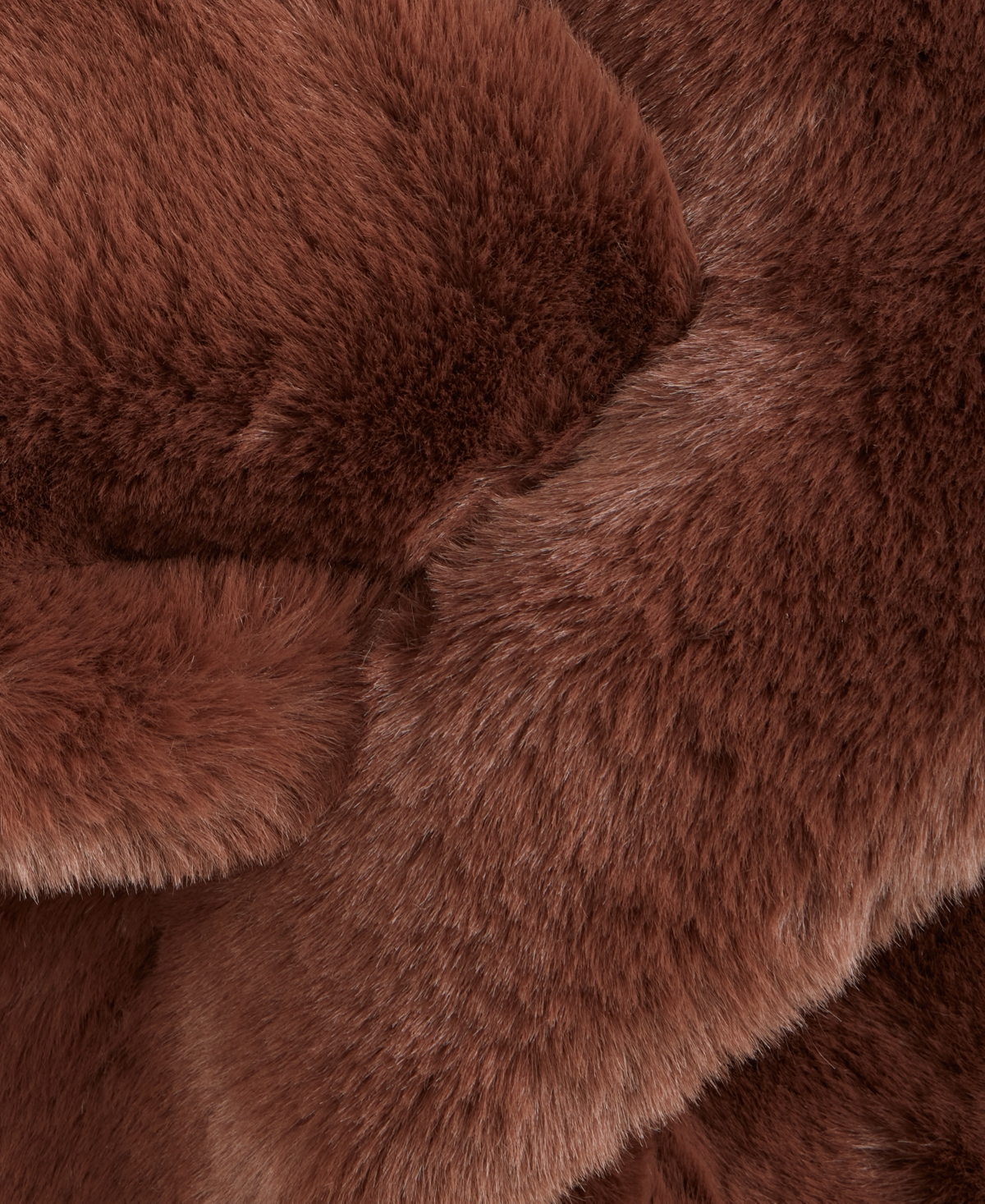 Inc International Concepts Faux Fur Pull-through Scarf, Macy's Exclusive In Brown