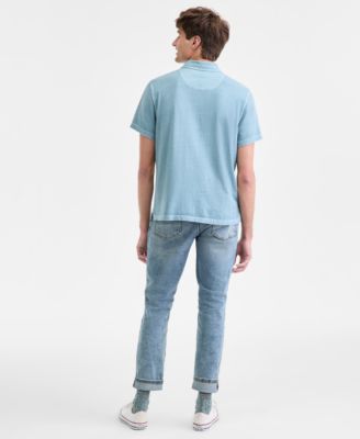 Men's Sun Faded Short Sleeve Polo Shirt & Durango Straight-Fit Jeans, Exclusively at Macy's	