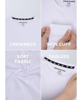 3 Pack Kids And Boys Basic Long Sleeve Crewneck T-Shirts