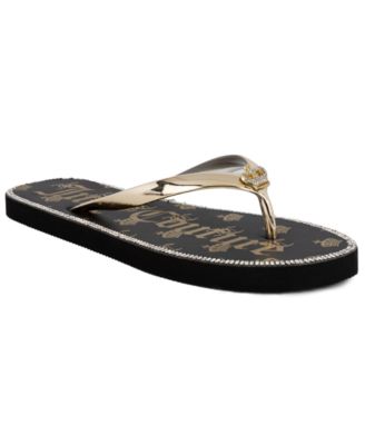 Juicy Couture - Women's Shamrock Flip Flops