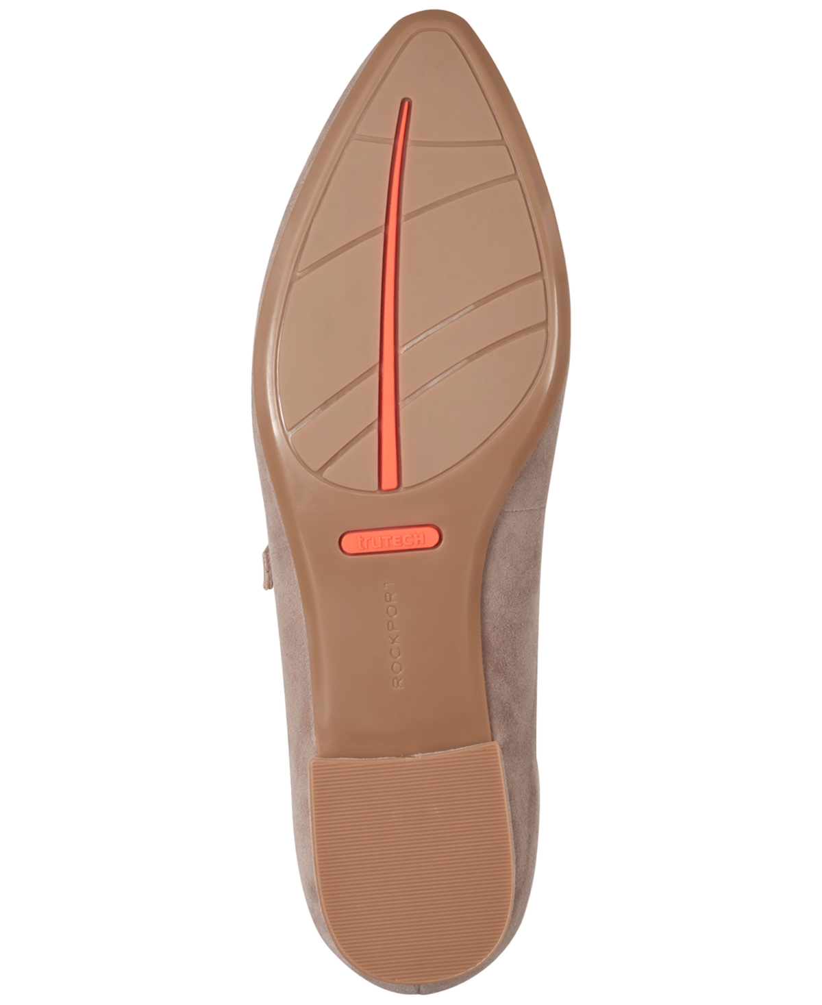 Rockport Taren Pointed Toe Flat In Brown