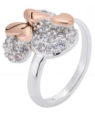Cubic Zirconia Minnie Heart Ring