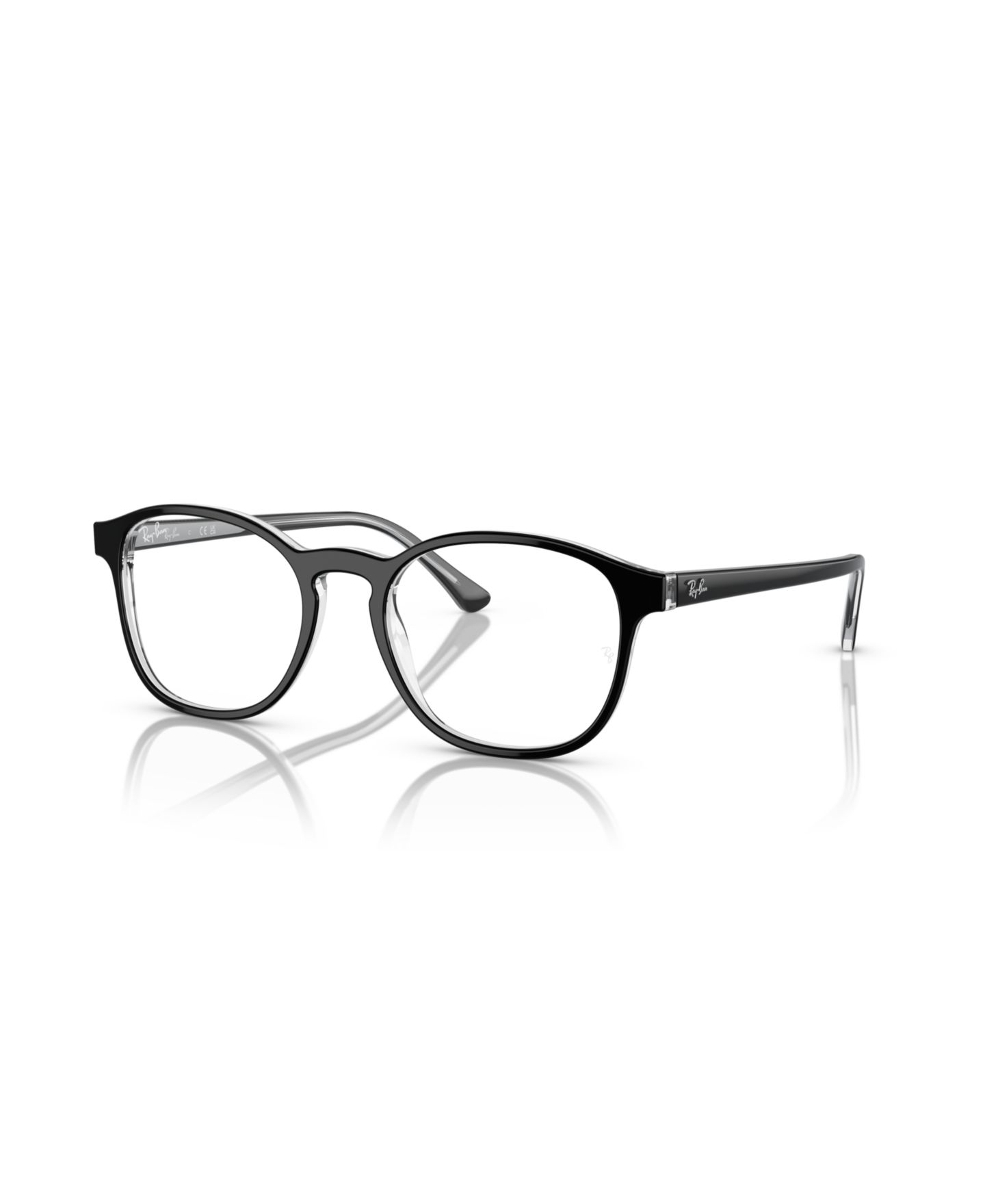Очки Ray-Ban Unisex Panthos Plastic RB5417 Optics Eyeglasses, цвет: Чёрный синий — фото 1
