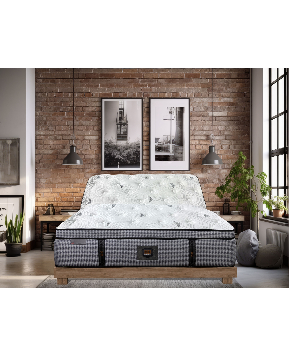 Paramount Hd Raven 15" Plush Pillow Top Mattress, Twin Xl, Macy's Exclusive In Transparent