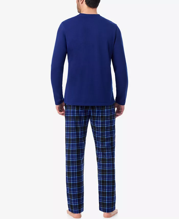 Men's Cozy Lodge Long Sleeve Pajama Set - thumbnail 5