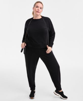 Plus Size Fleece Crewneck Sweatshirt, Macy's Exclusive