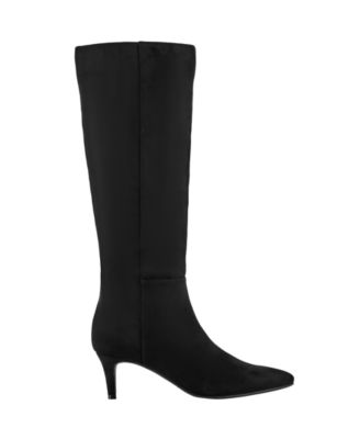 Women's Glint Tall Wide Calf Kitten Heel Boots